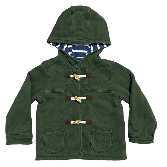 Baby Boden 2-3Y Green Lined Toggle Jacket - Picture 2 of 6